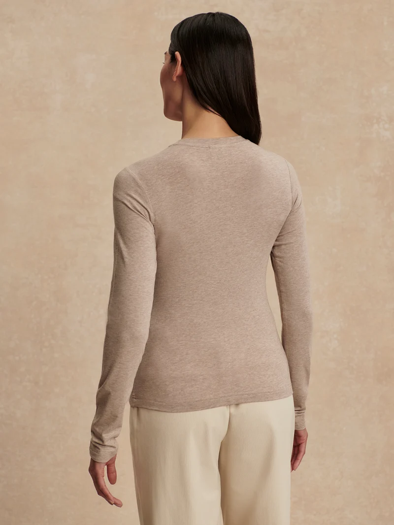 Edna Long Sleeve Fitted Tee