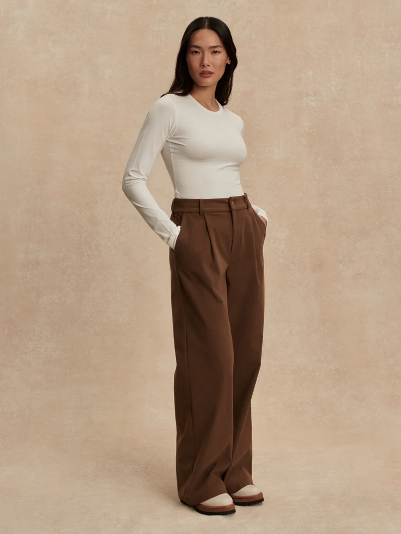 Edna Long Sleeve Fitted Tee