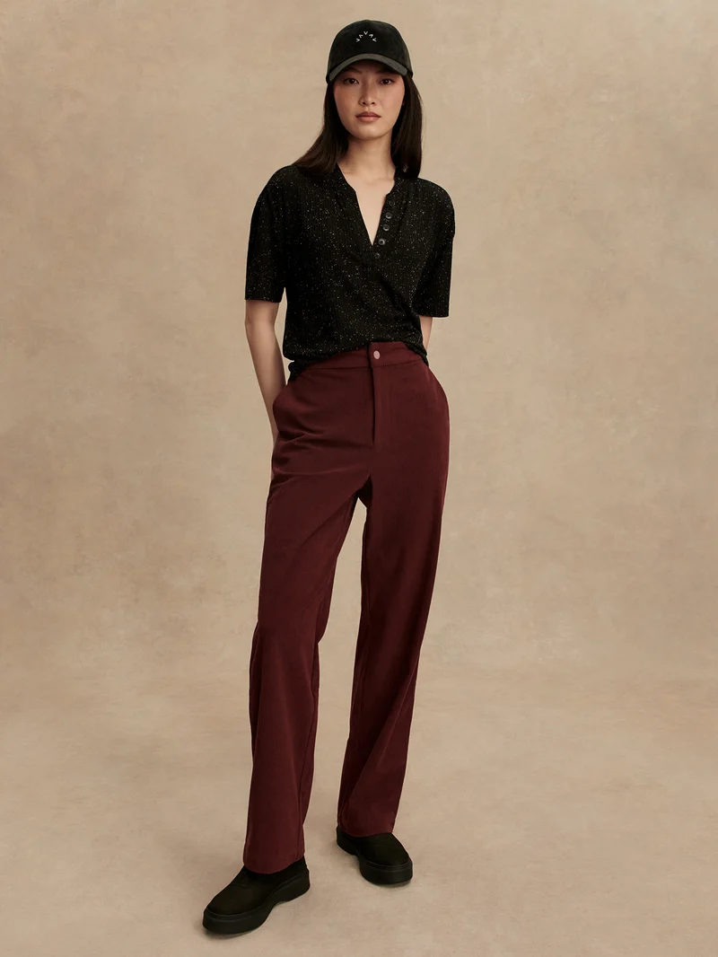 Odette Mock Placket Tee