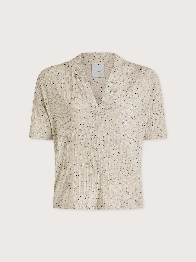 Odette Mock Placket Tee