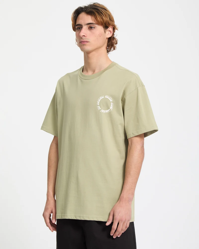 Round Out T-Shirt - Green Tea