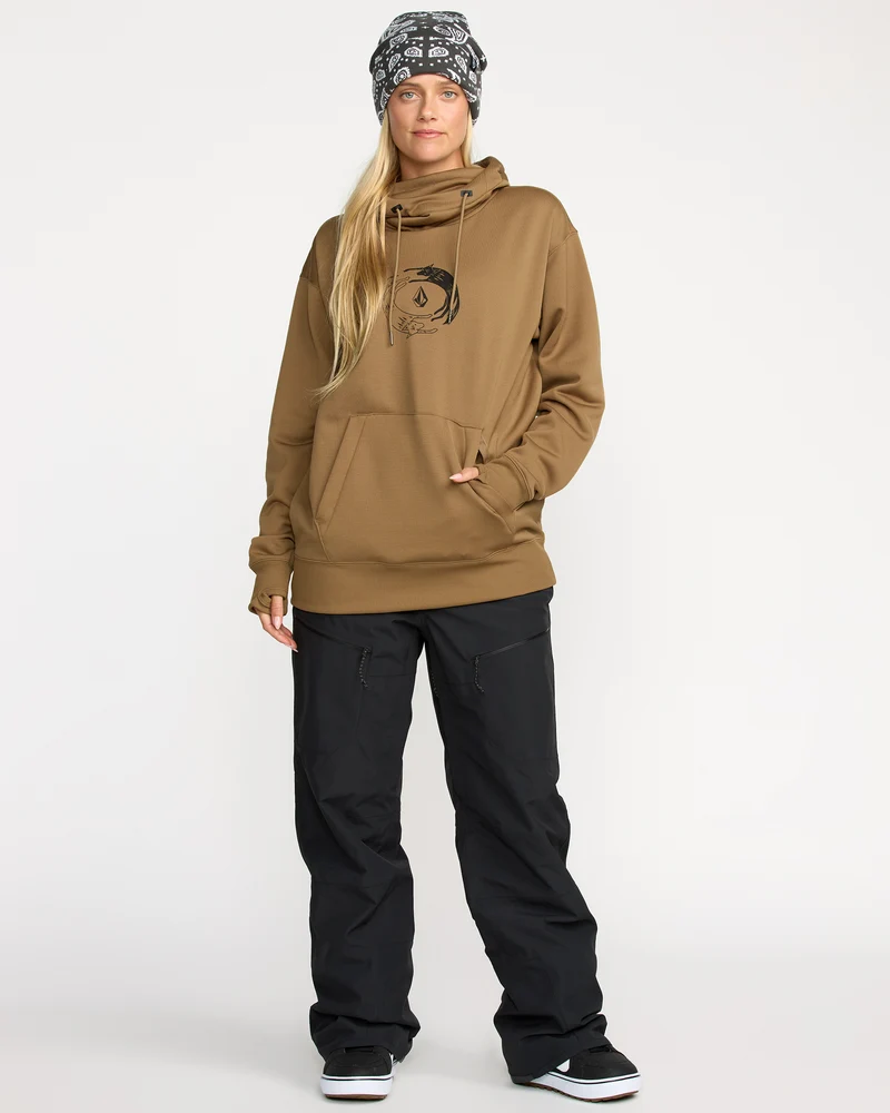 Riding Hydro Kapuzenpullover - Bronze