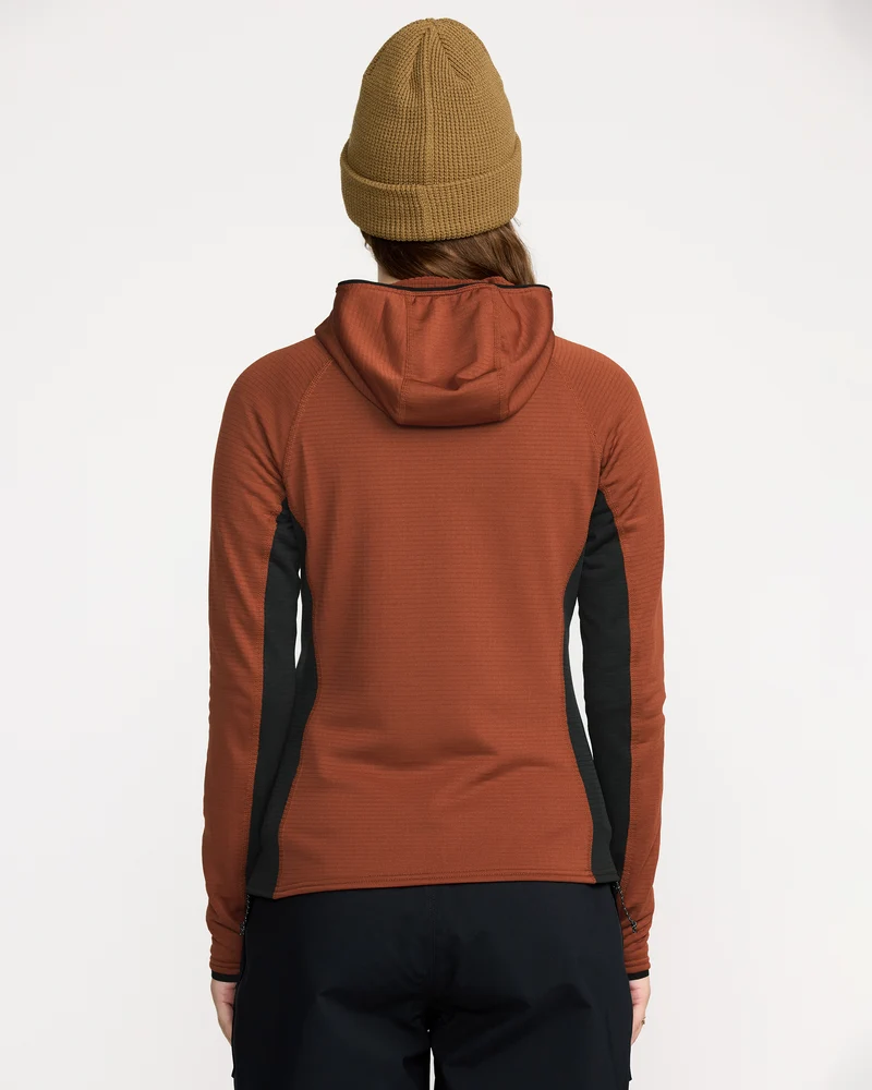 Gridlock Balaclava Kapuzenpullover - Henna