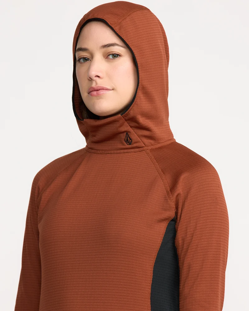 Gridlock Balaclava Kapuzenpullover - Henna