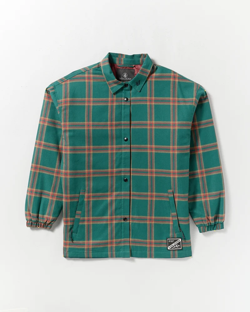 Insulated Riding Flannel Jacke - Atlantic Deep