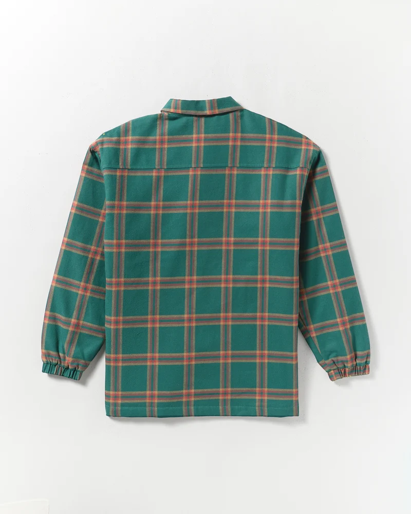 Insulated Riding Flannel Jacke - Atlantic Deep