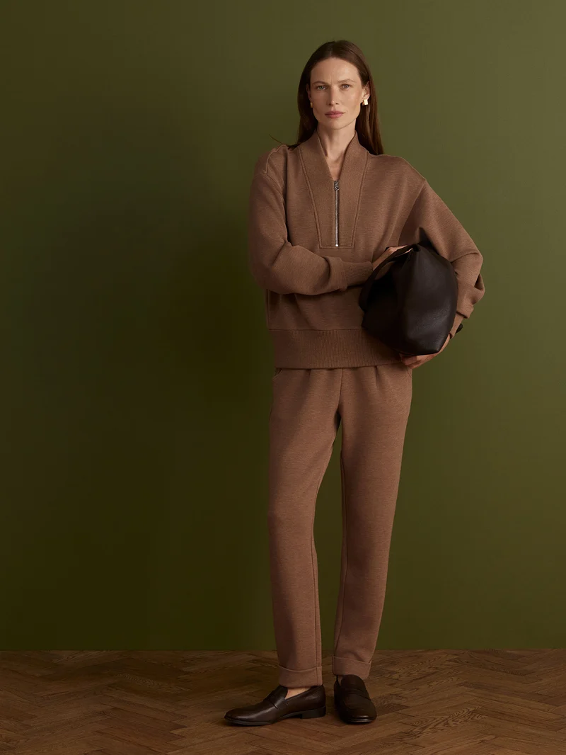 Sally Half Zip Sweat