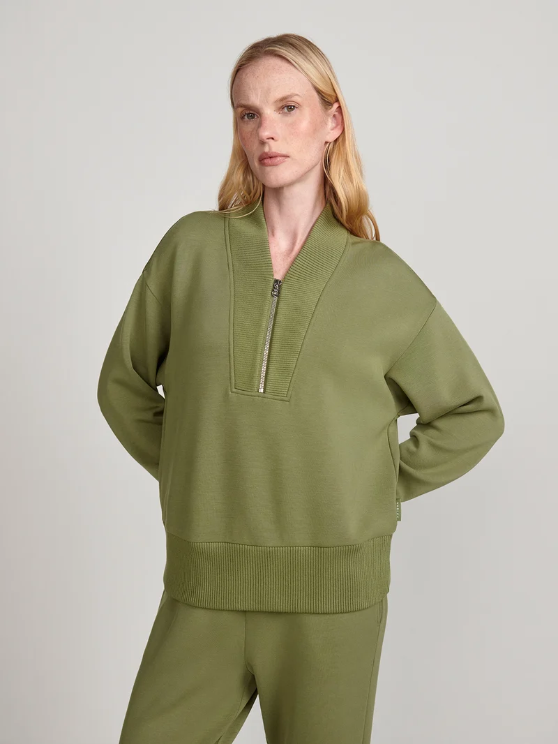 Sally Half Zip Sweat