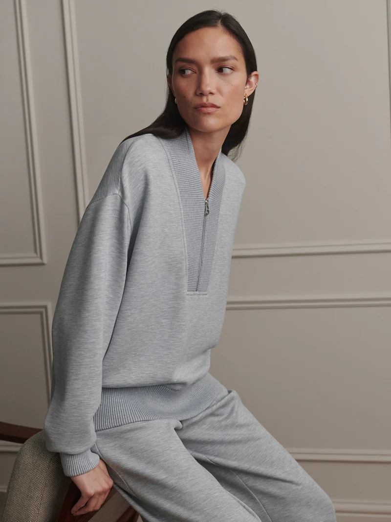 Sally Half Zip Sweat