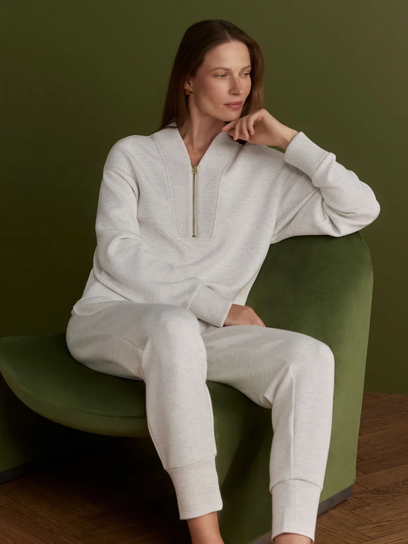 Sally Half Zip Sweat