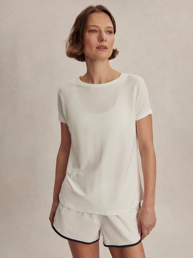 Saskia Seamless Longline Tee