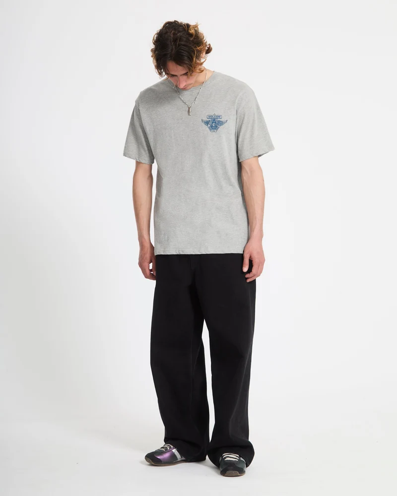 Free Wheel T-Shirt - Heather Grey