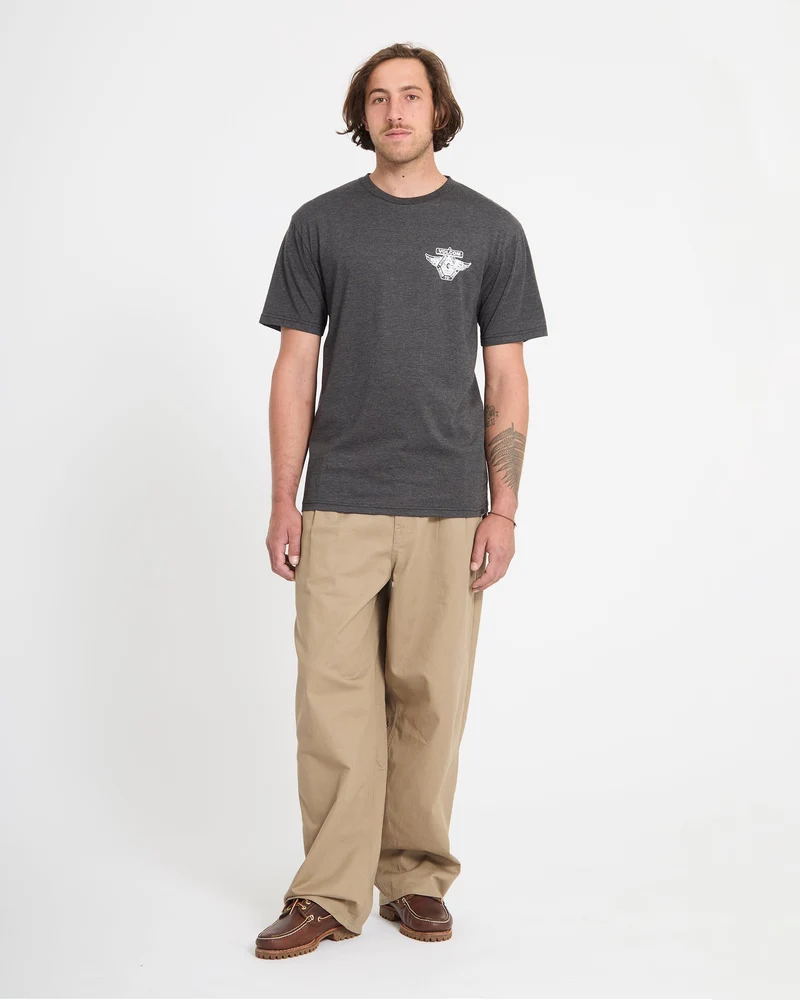 Free Wheel T-Shirt - Heather Black