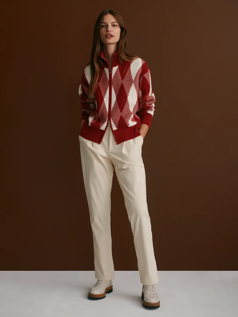 Karina Jacquard Knit Jacket