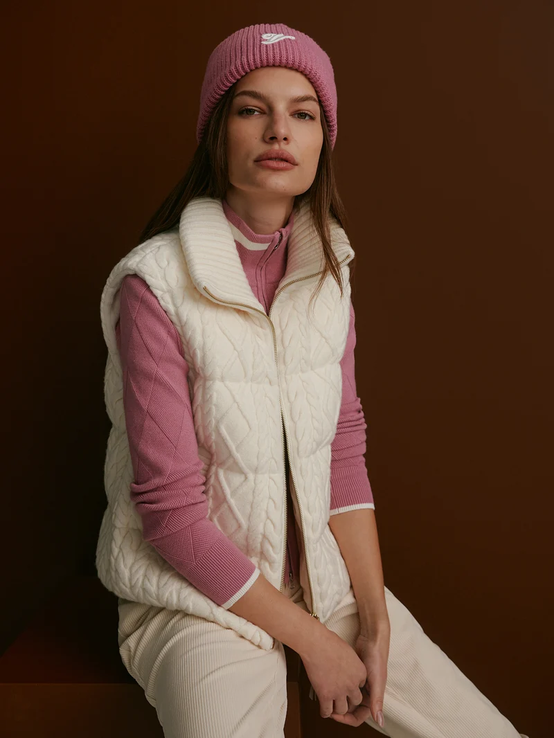 Irina Cable-Knit Gilet