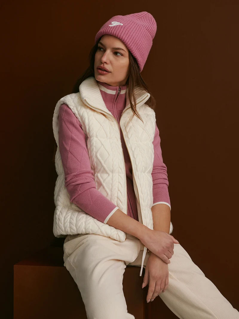 Irina Cable-Knit Gilet