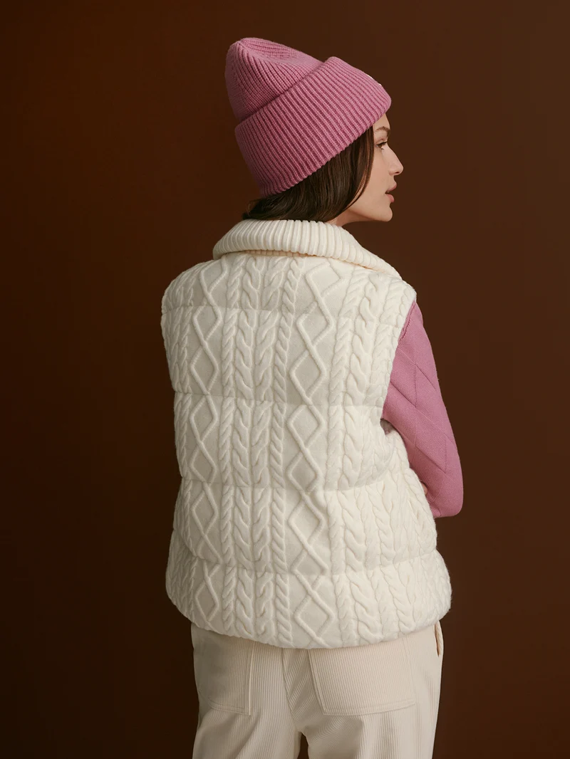 Irina Cable-Knit Gilet