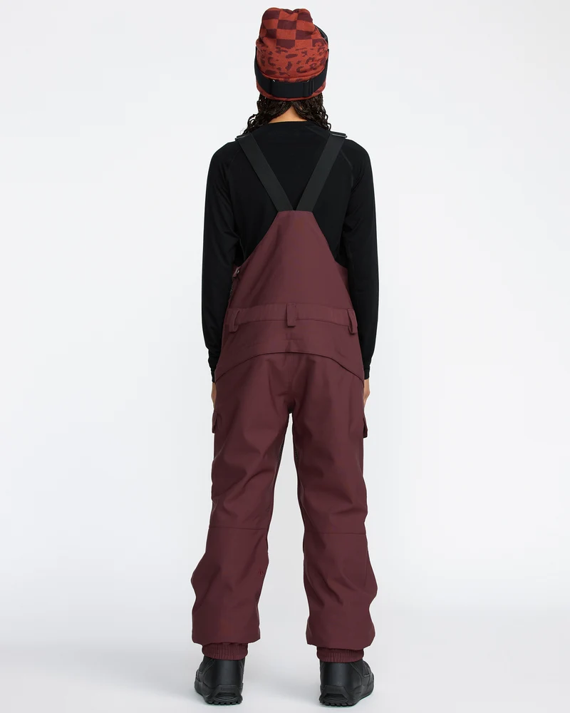 Creston 3D Stretch Latzhose - Oxblood