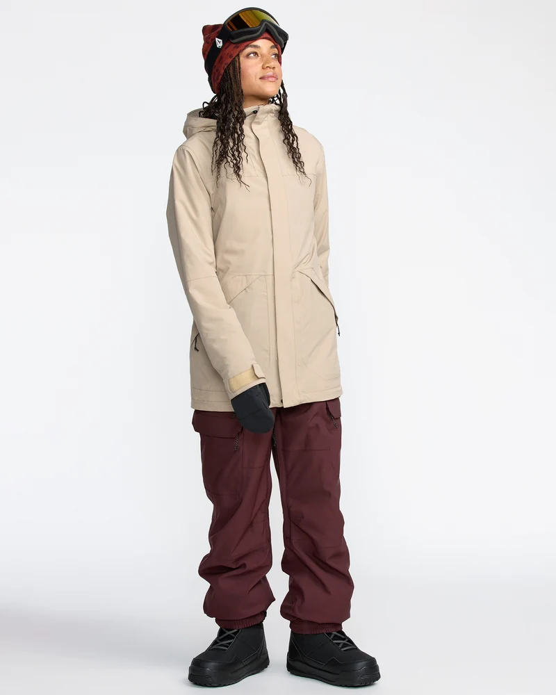 Creston 3D Stretch Latzhose - Oxblood