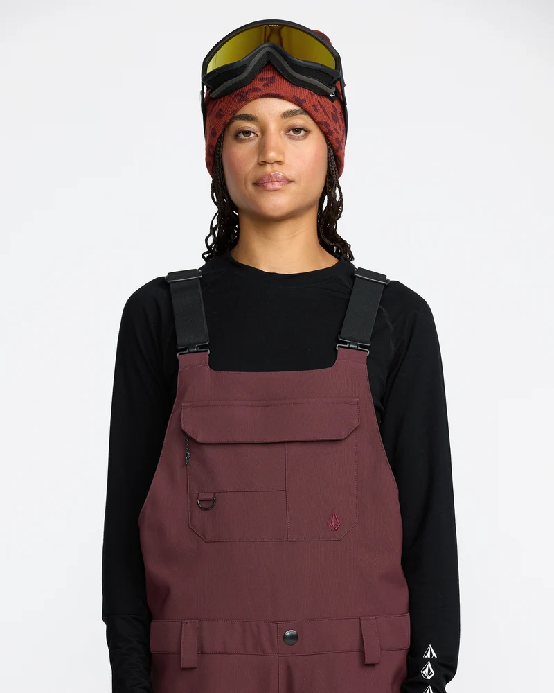 Creston 3D Stretch Latzhose - Oxblood