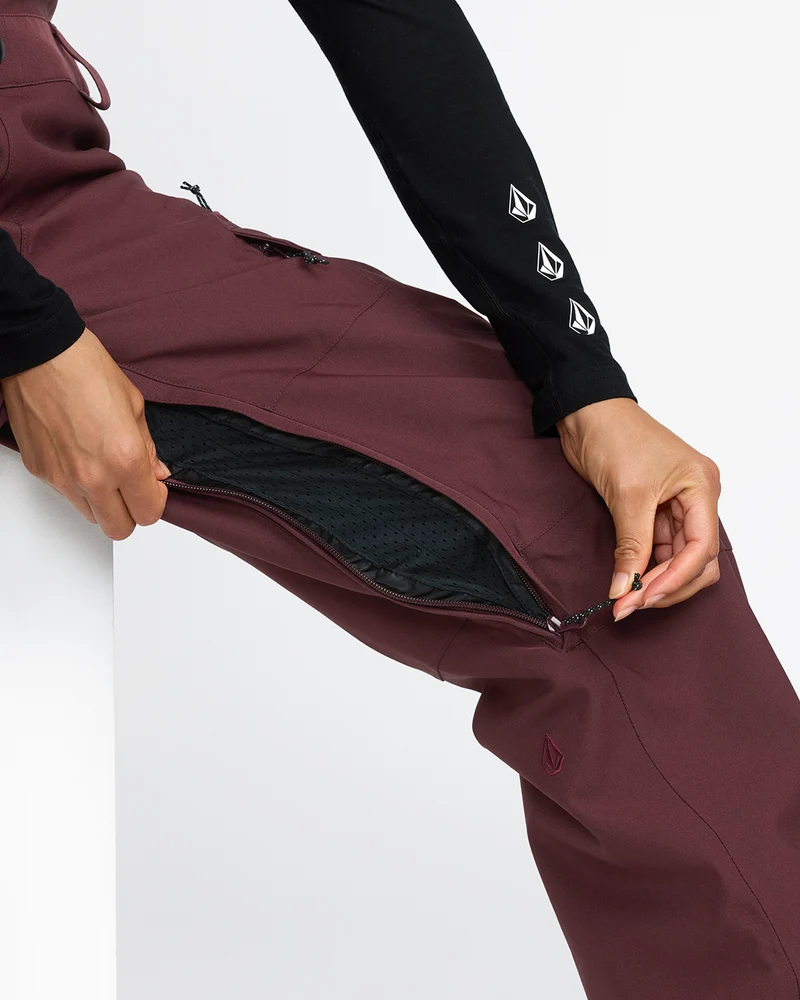 Creston 3D Stretch Latzhose - Oxblood