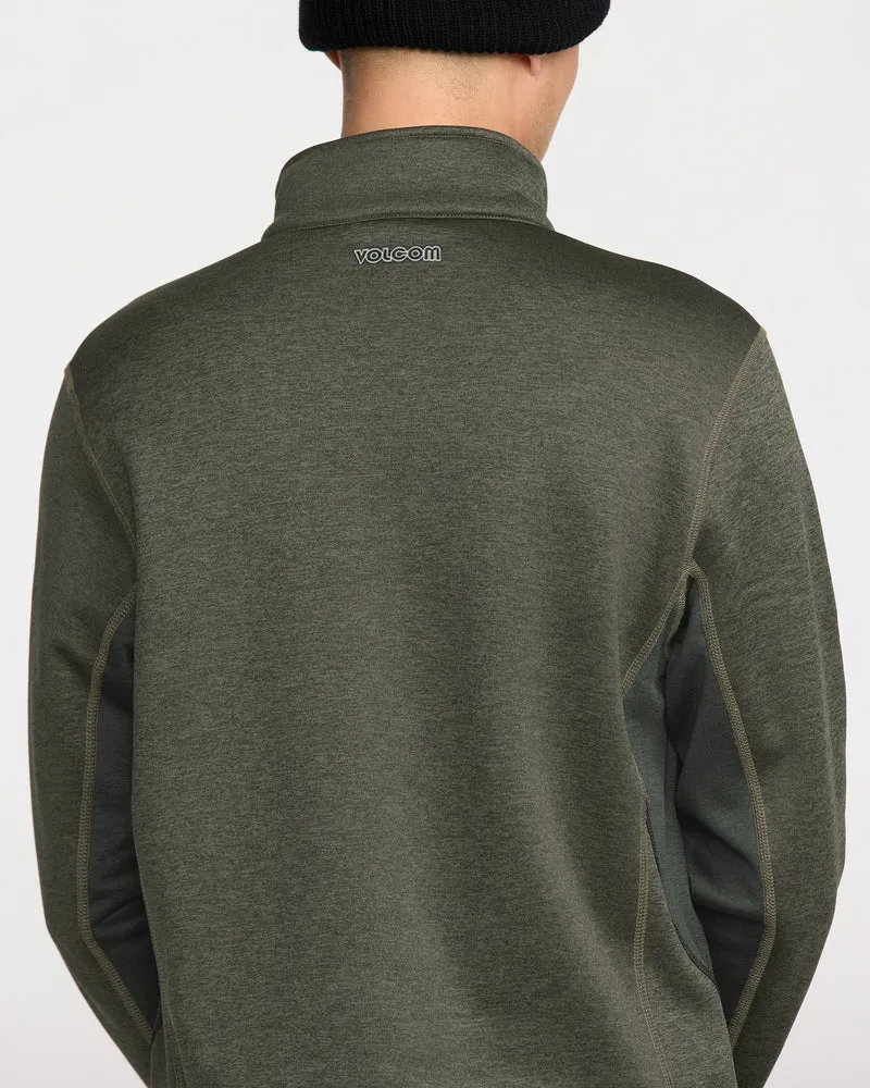 Snowbound Fleece Zip-Up Sweatshirt - Military