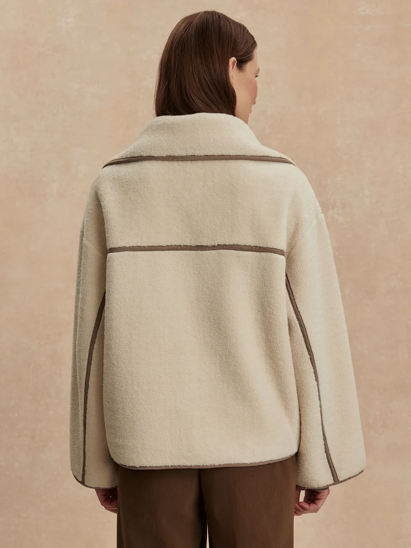 Romane Boxy Sherpa Jacket