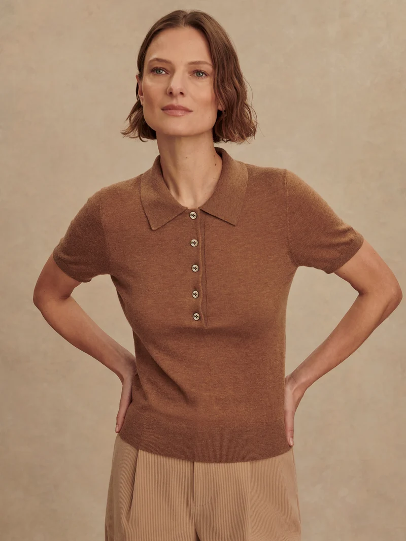 Toni Fine Knit Polo