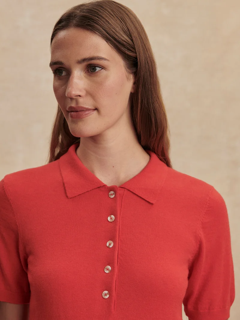 Toni Fine Knit Polo