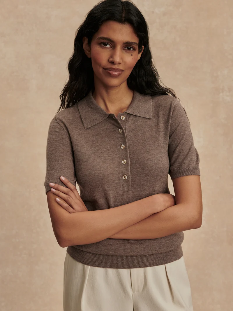 Toni Fine Knit Polo