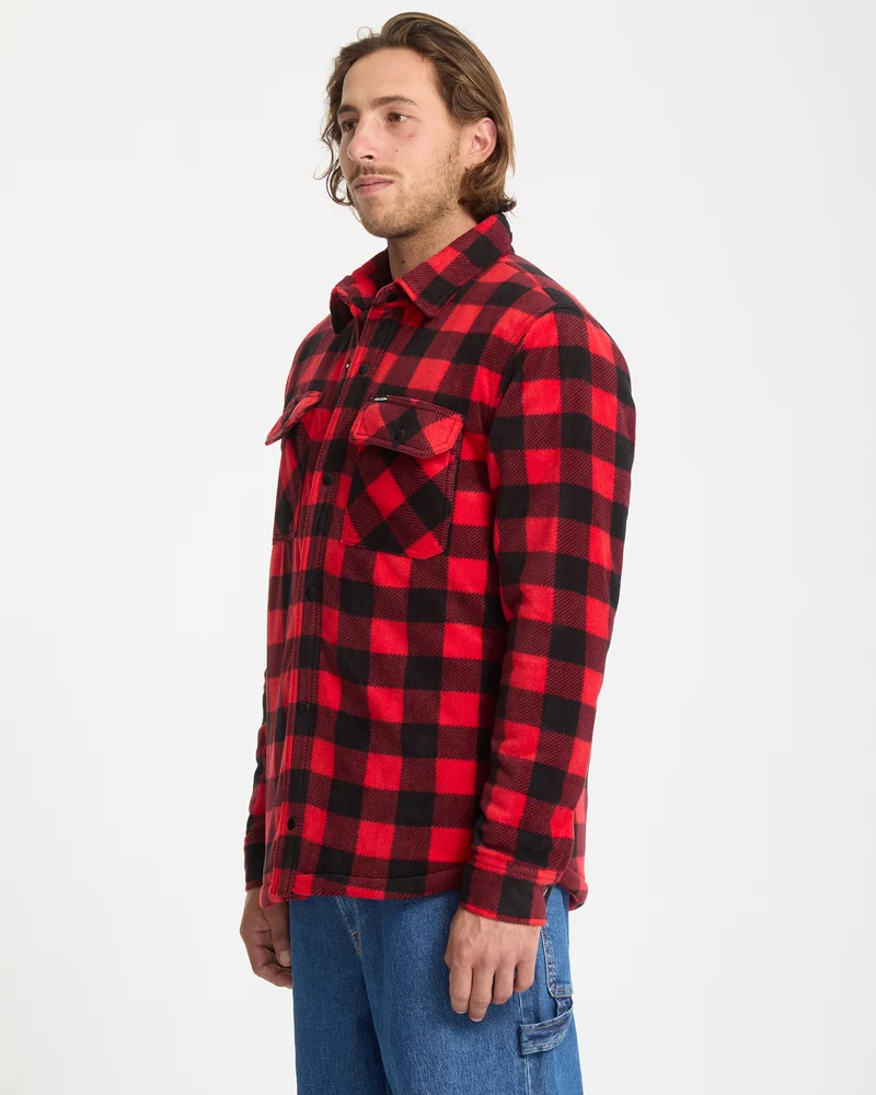 Bowered Hemdjacke - Lifeguard Red