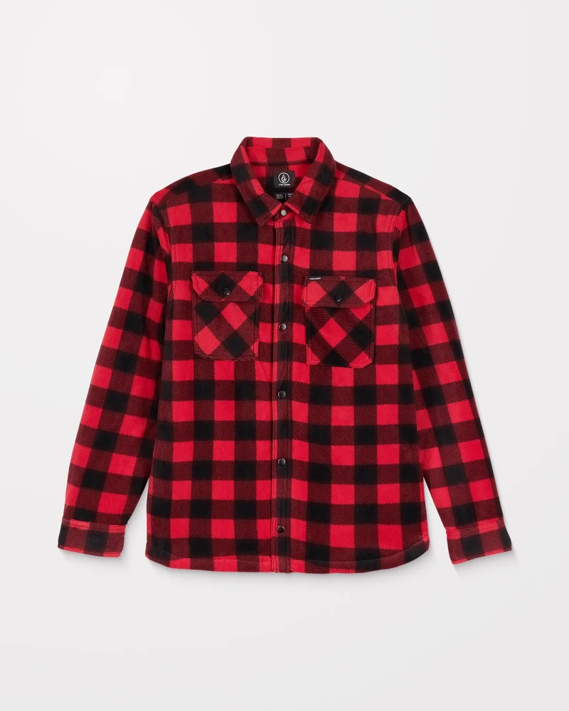 Bowered Hemdjacke - Lifeguard Red