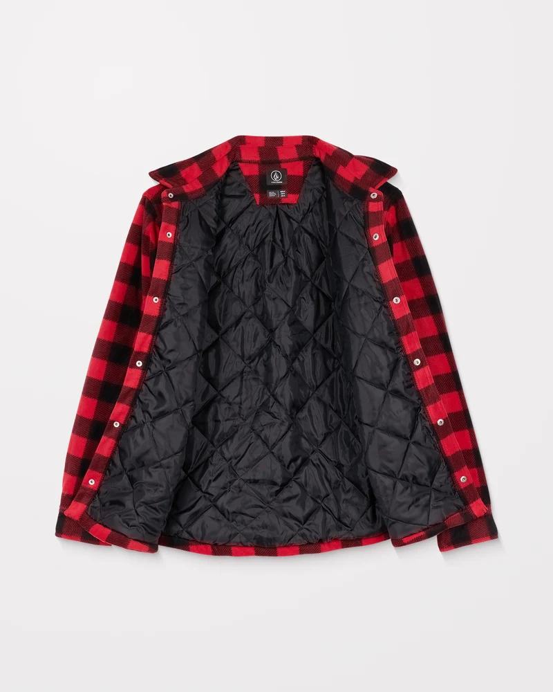 Bowered Hemdjacke - Lifeguard Red