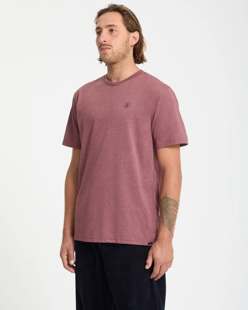 Circle Blanks T-Shirt - Merlot