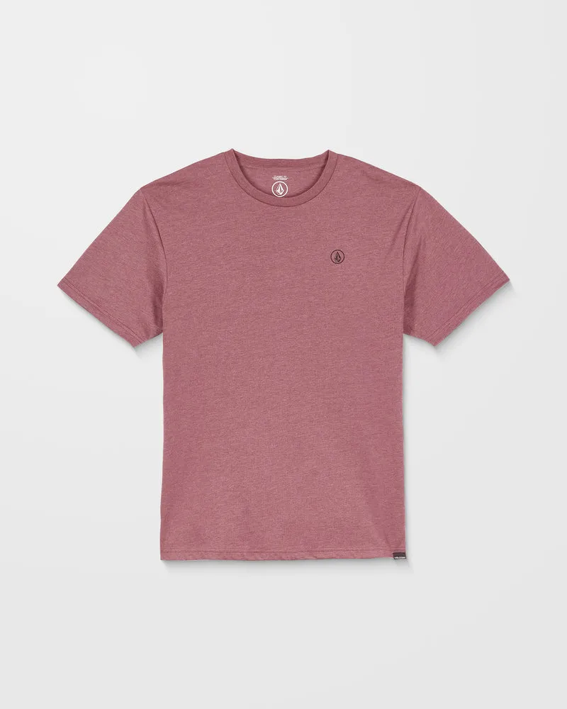 Circle Blanks T-Shirt - Merlot