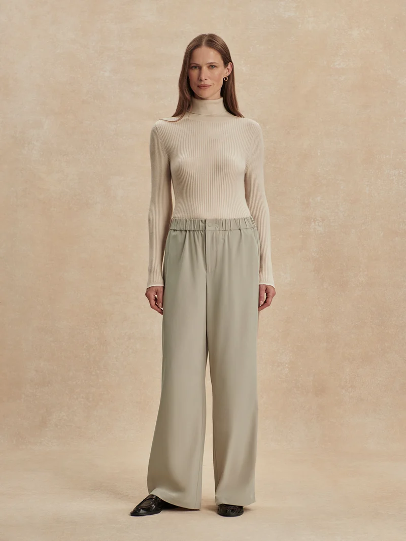 Lightweight Stretch Wide Leg Travel Pant Regular