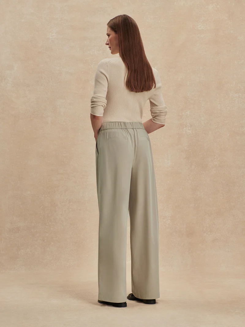 Lightweight Stretch Wide Leg Travel Pant Regular