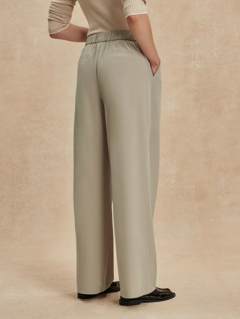 Lightweight Stretch Wide Leg Travel Pant Regular