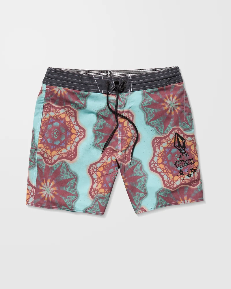 Pcs Star Shields Stoney 18" Boardshorts - Black