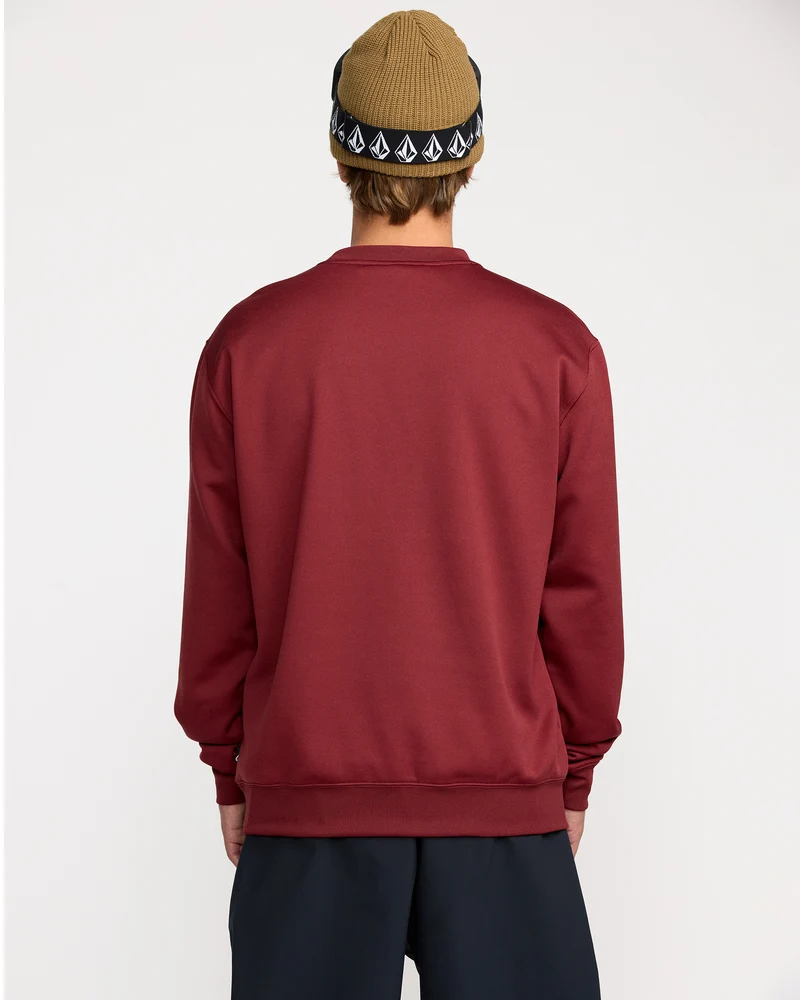 Hydro Fleece Sweatshirt - Burnt Red