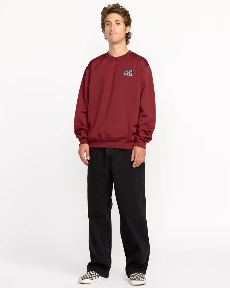 Hydro Fleece Sweatshirt - Burnt Red