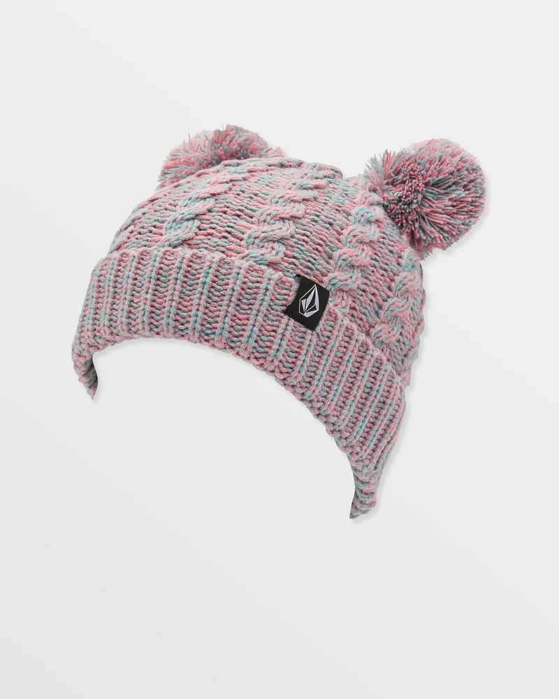 Stone Pom Beanie - Mesa Rose
