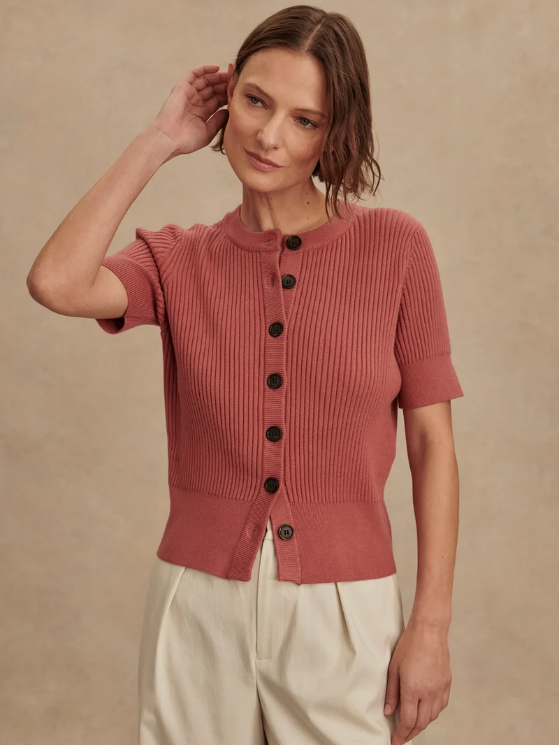 Micha Short Sleeve Cardigan