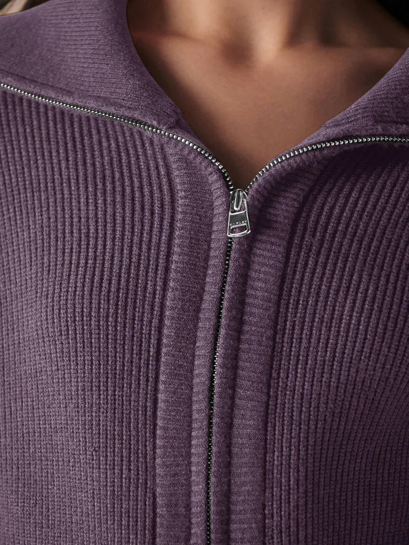 Enrico Zip-Through Knit Jacket
