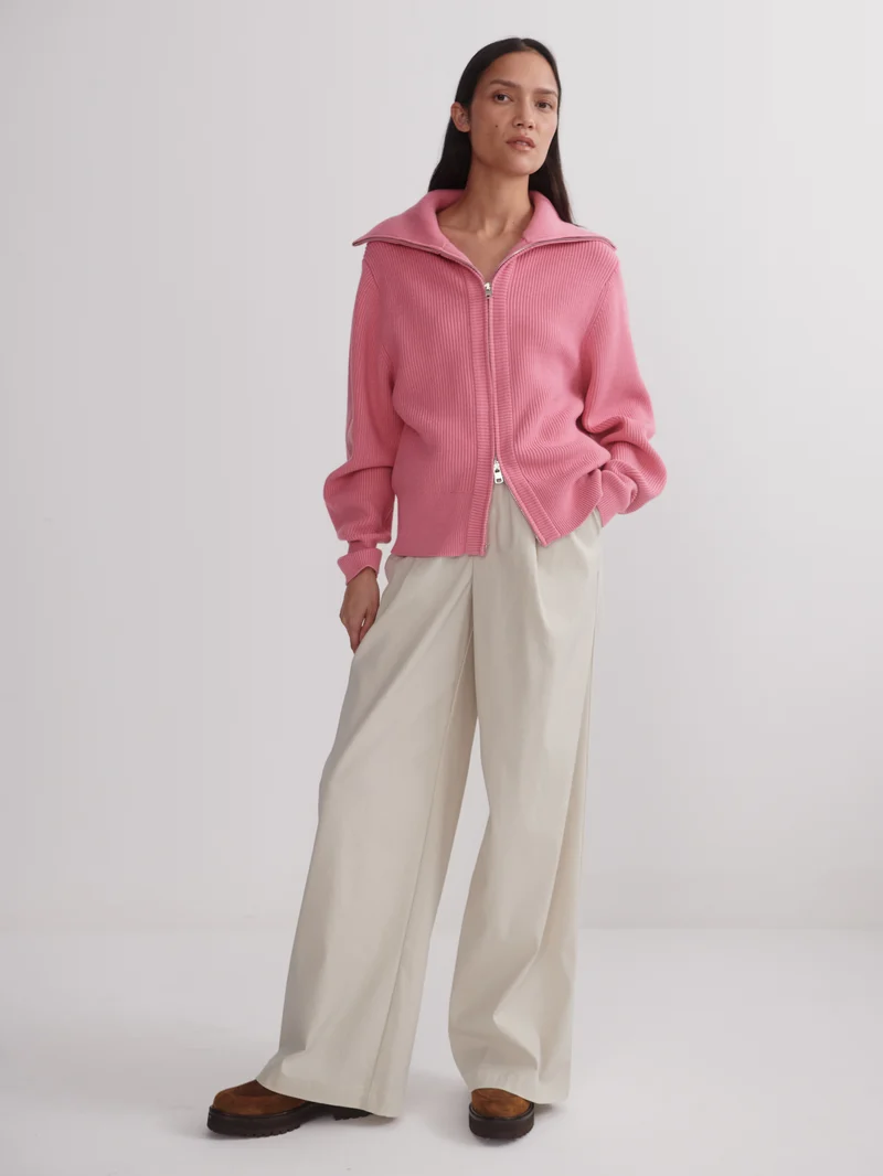 Enrico Zip-Through Knit Jacket