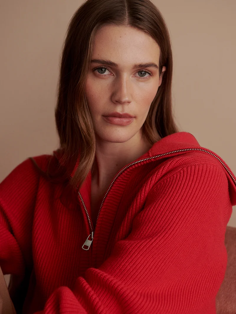 Enrico Zip-Through Knit Jacket