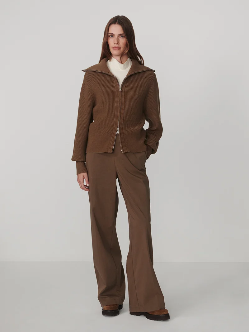 Enrico Zip-Through Knit Jacket