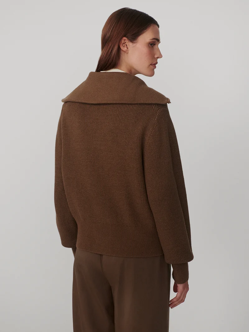 Enrico Zip-Through Knit Jacket