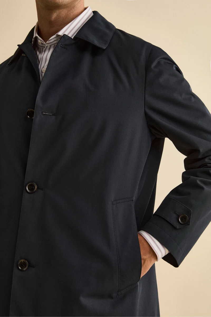 Impermeabile Invernale Midi con Trapunta - BLU
