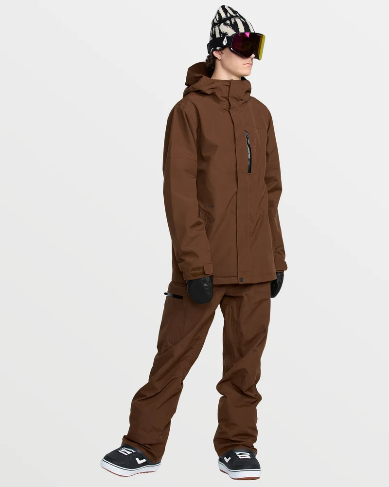 L Insulated Gore-Tex Jacke - Brown